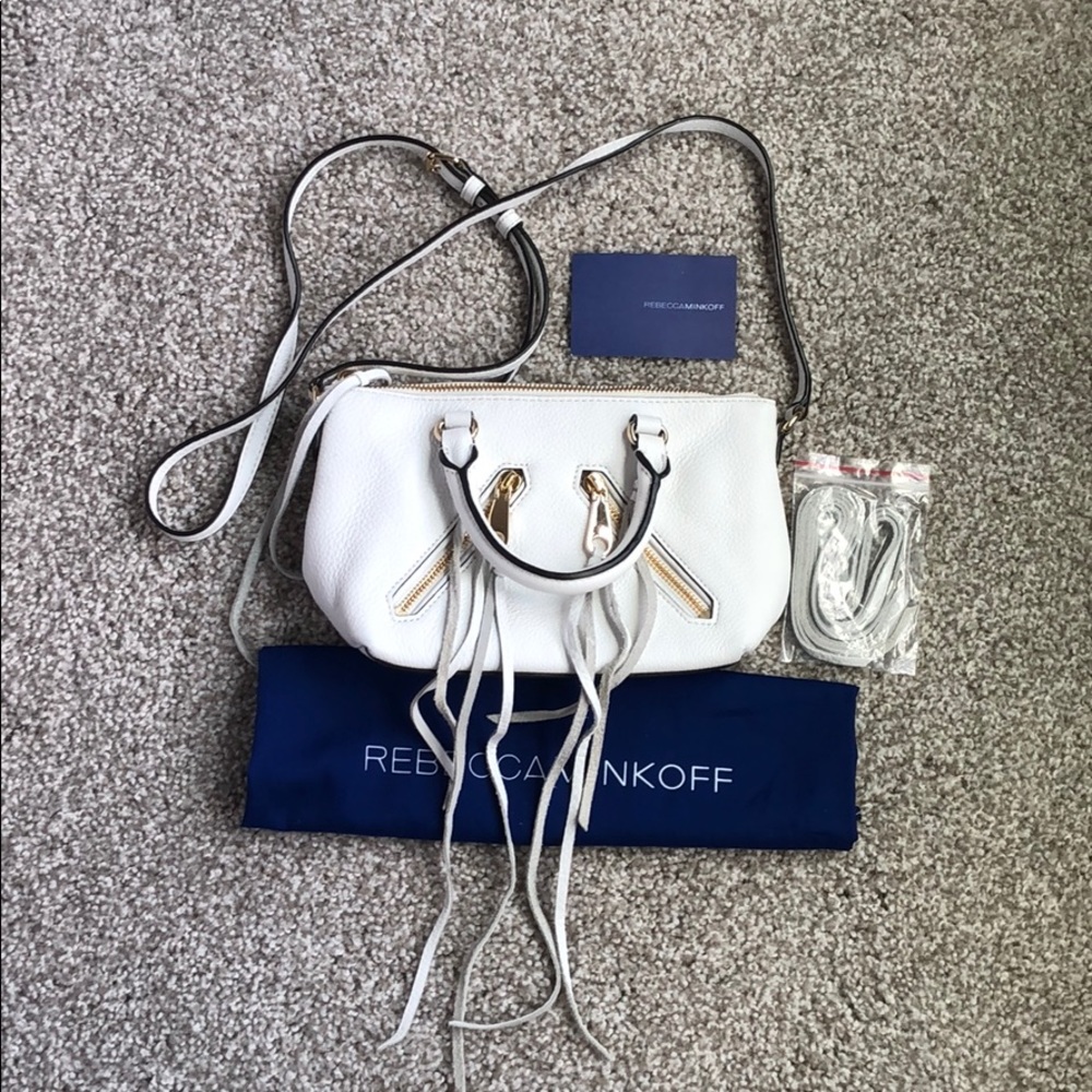 Rebecca Minkoff Micro Moto Leather Crossbody